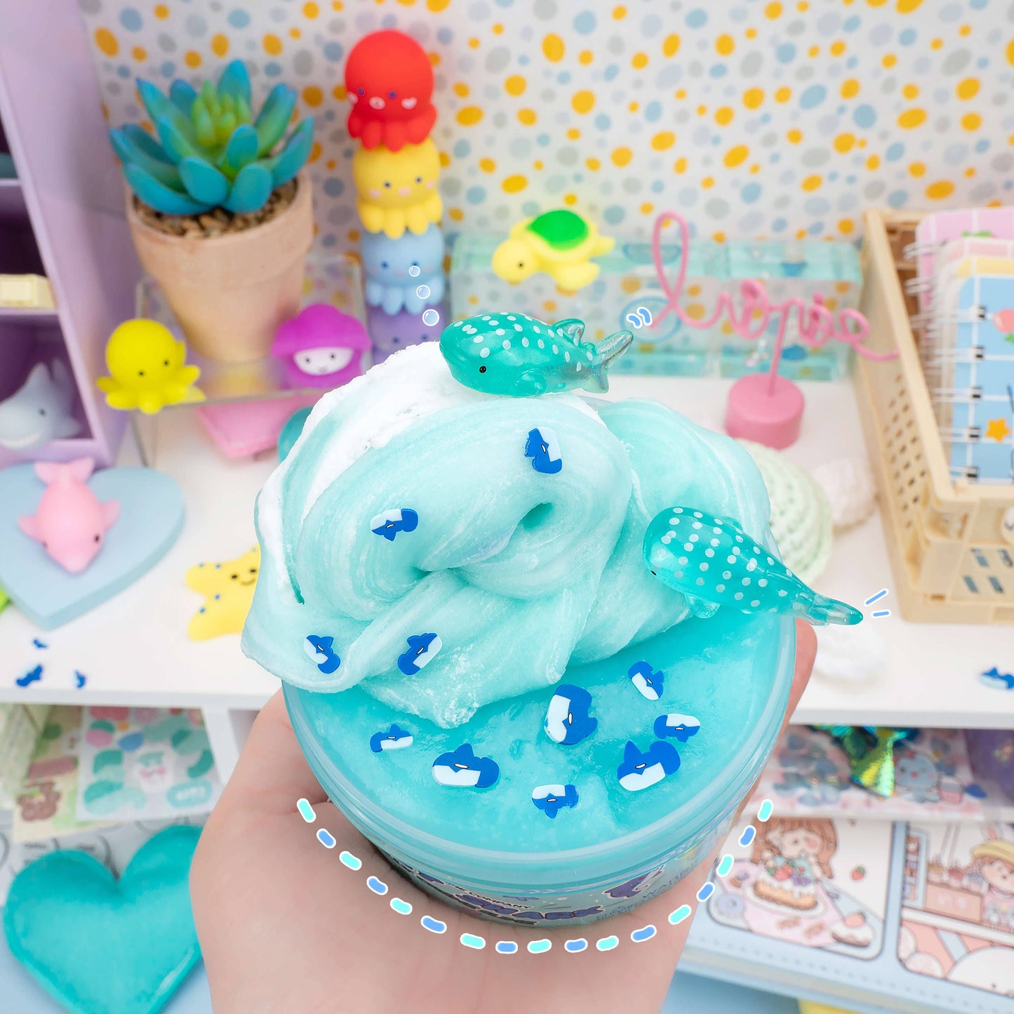Gummy Shark Jelly Creme Slime (4pcs/case)