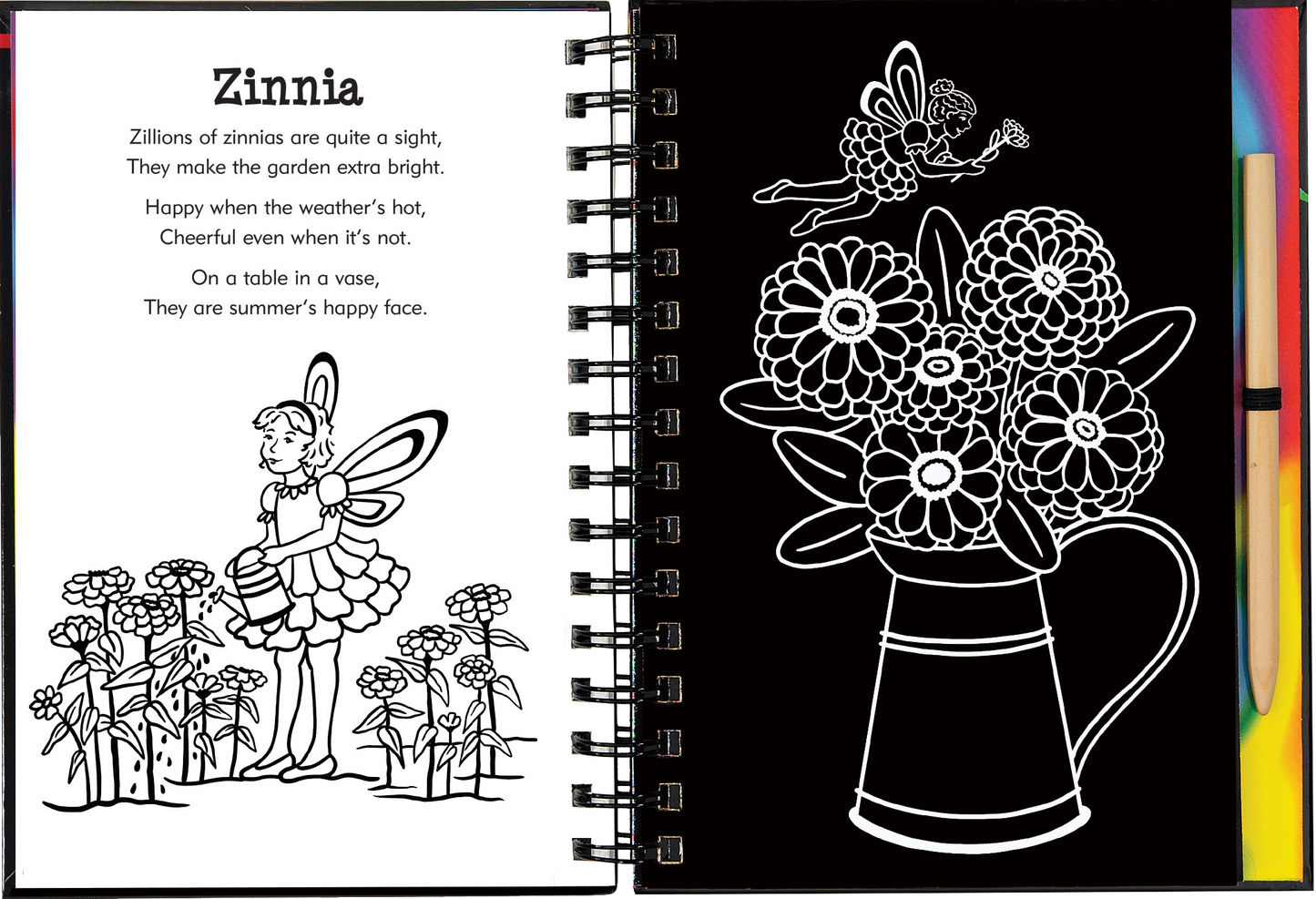 Scratch & Sketch™ Garden Fairies (Trace Along)