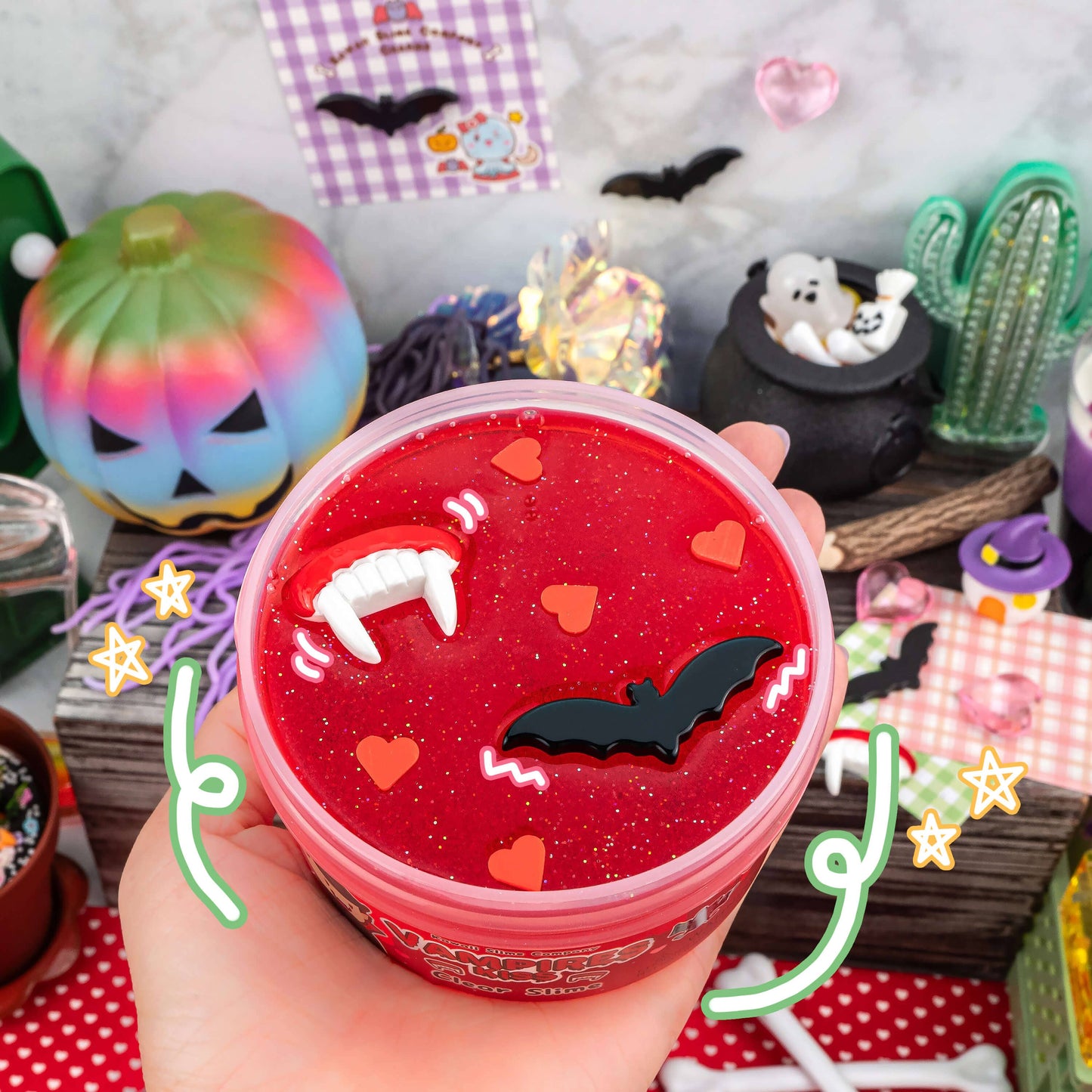 Vampire's Kiss Clear Slime (4pcs/case)