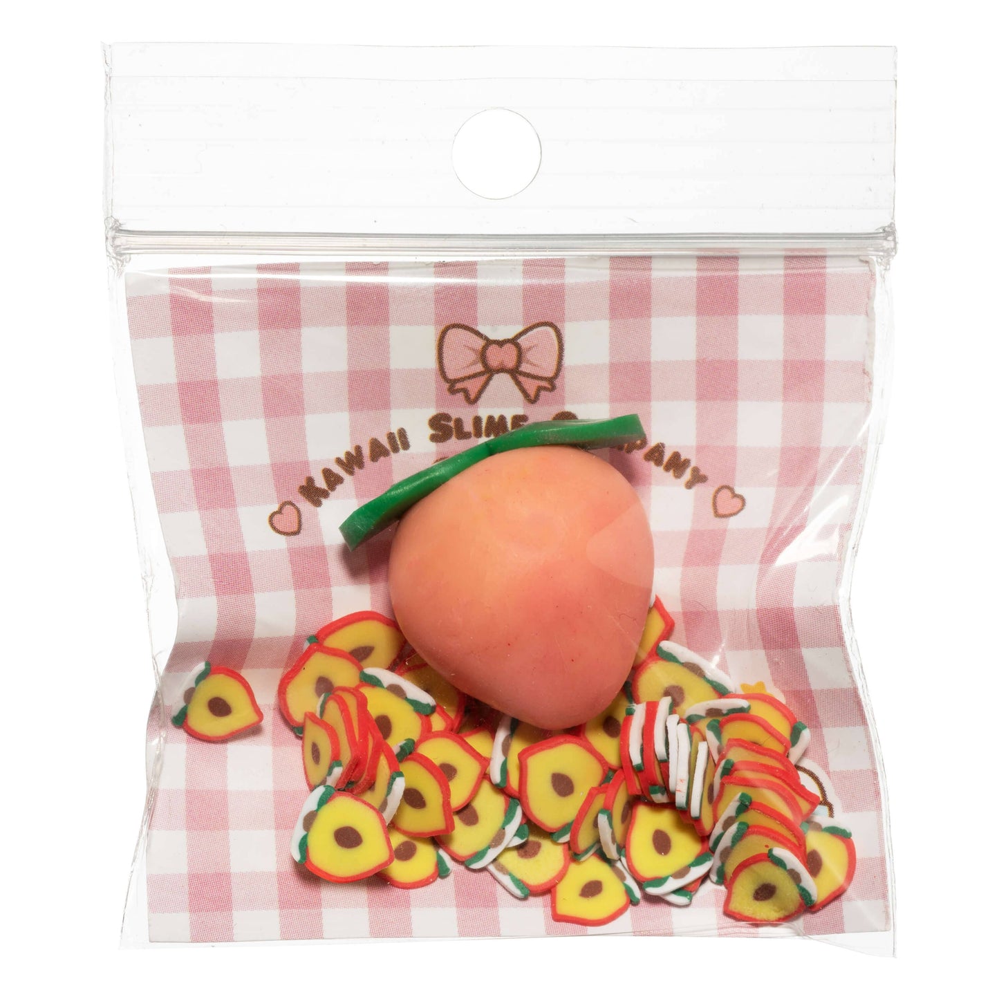 Peach Pie Filling Jelly Cube Slime (5pcs/case)
