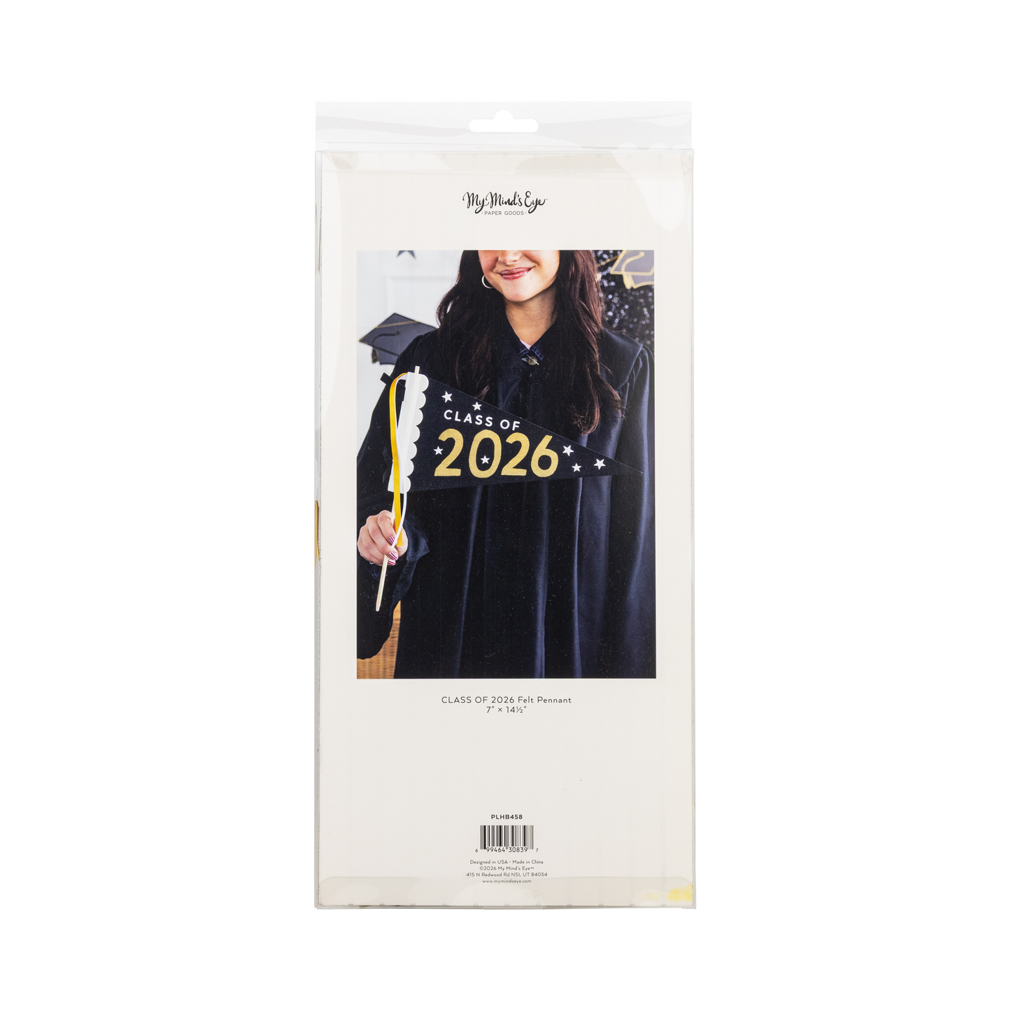 PLHB458 - Class of 2026 Felt Pennant Banner