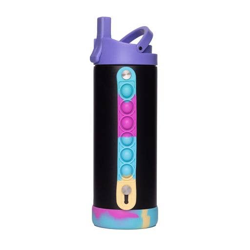 14oz Iconic Pop Bottle - Black Tie Dye