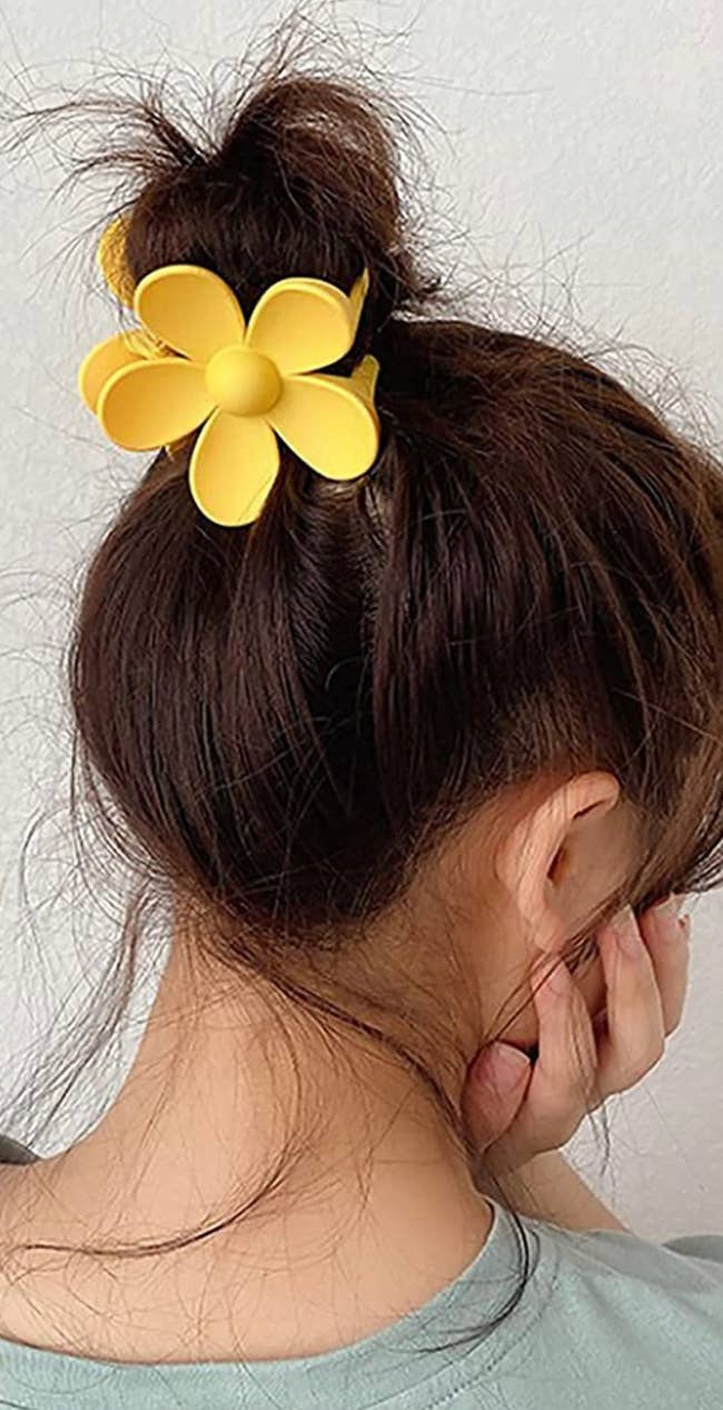 Huge Daisy Flower Hair Claws Clips Accessories Women Girls