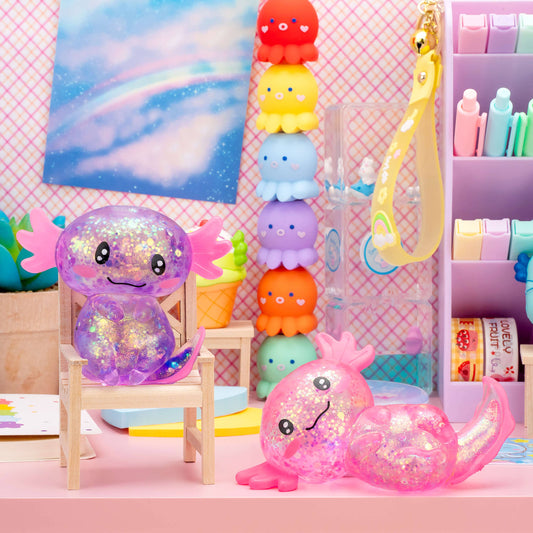 Gummy Axolotl Pets Sensory Squishy Toy (12pcs/case)