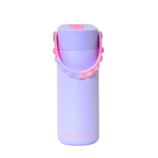 18oz Core Pop Bottle - Lilac Tie Dye