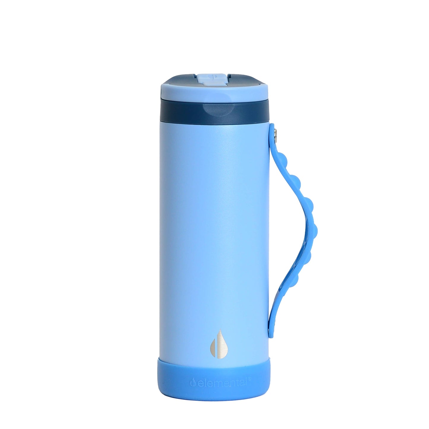 14oz Iconic Pop Bottle - Ocean Blue