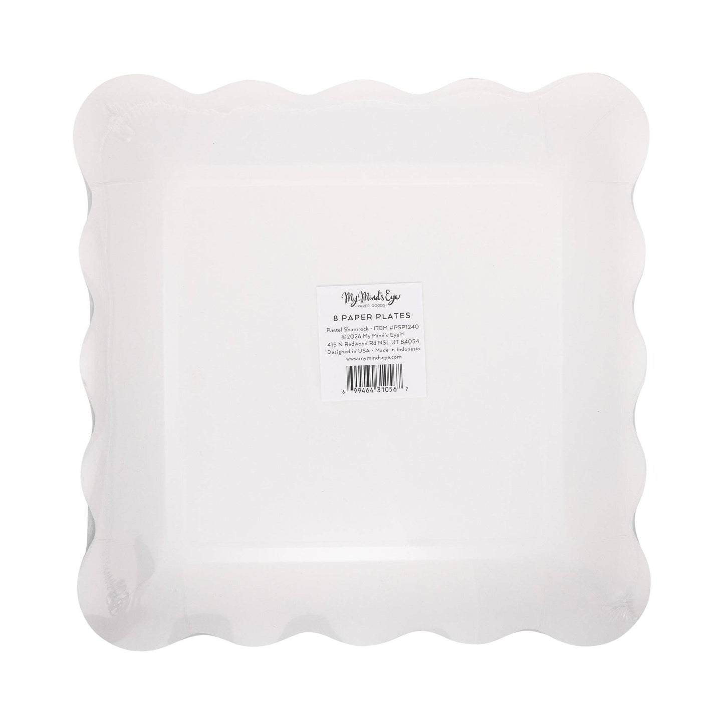 Pastel Shamrock Plate