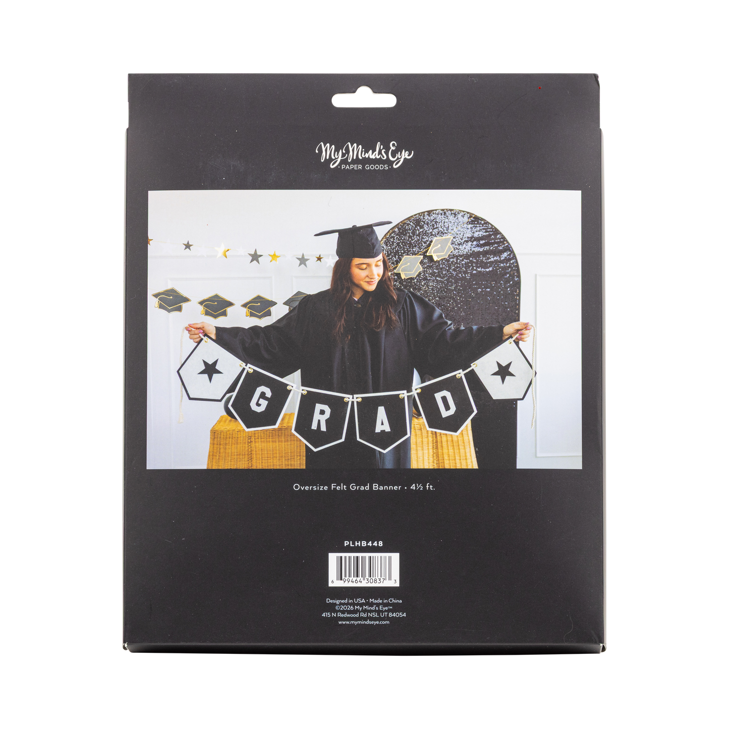 PLHB448 - Oversized Felt Grad Banner