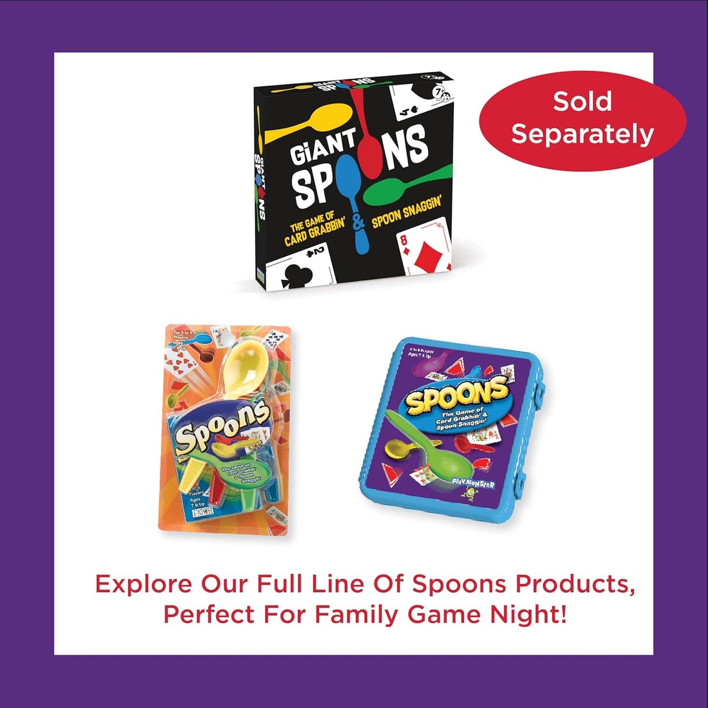 Spoons in a Case - Card Games for Kids