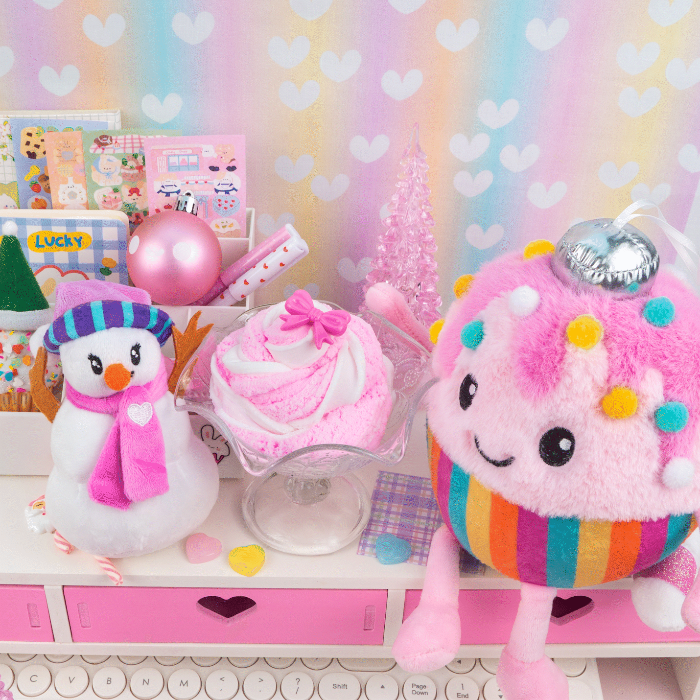 Candy Cane Cutie Butter Signature Dome™ Slime (4pcs/case)