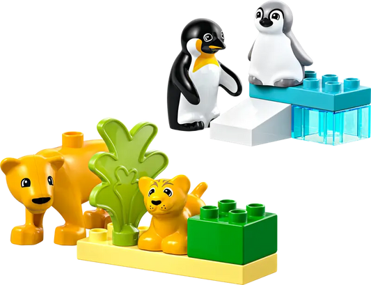 10442 Wild Animal Families: Penguins & Lions