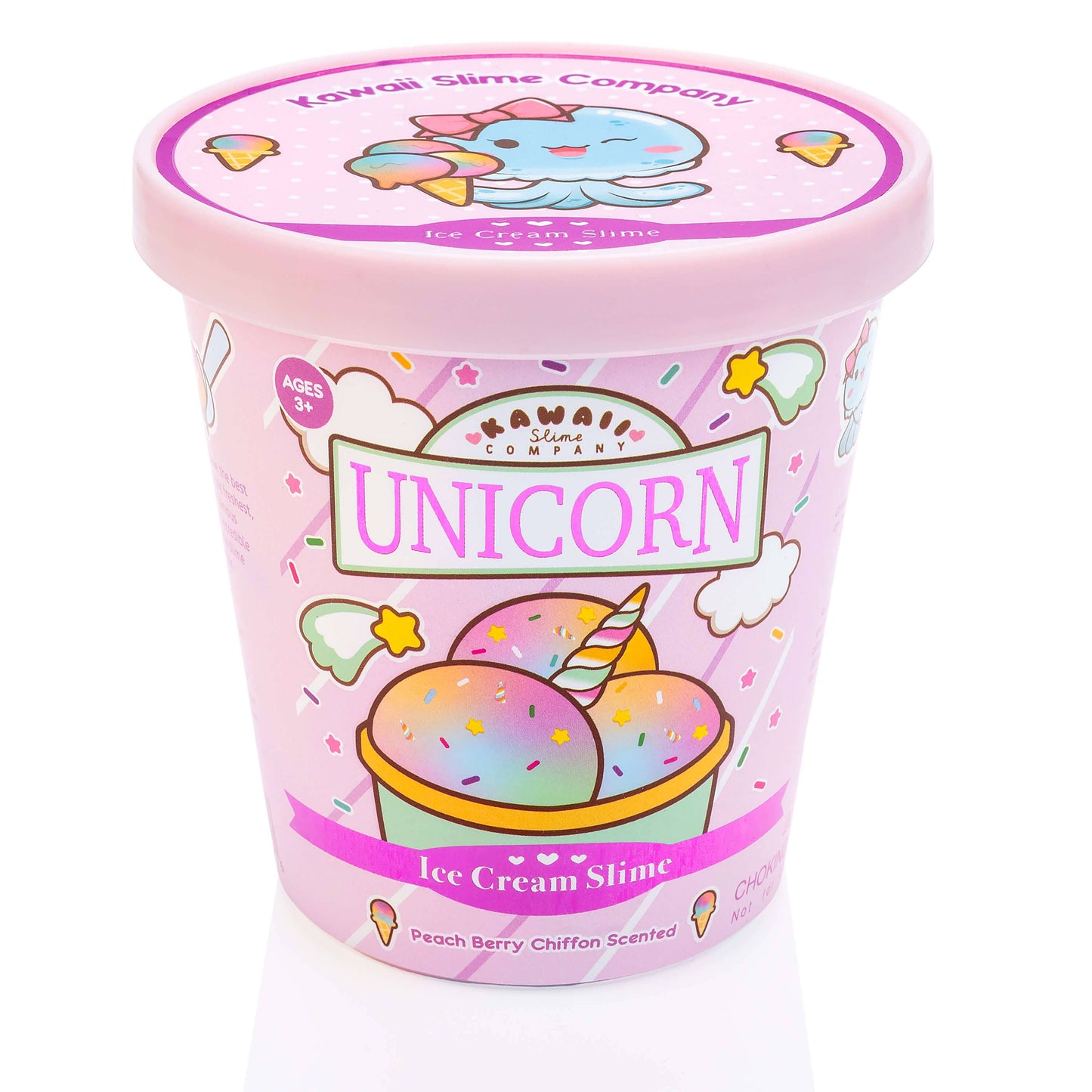 Unicorn Scented Ice Cream Pint Slime (5pcs/case)