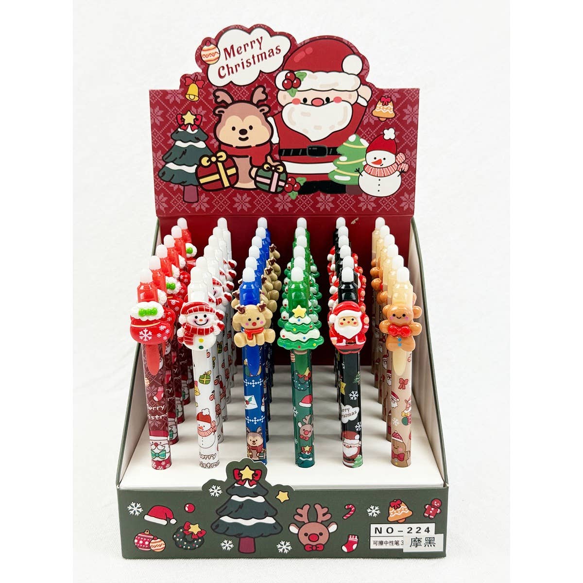 Cute Christmas Ball Point Pen Set