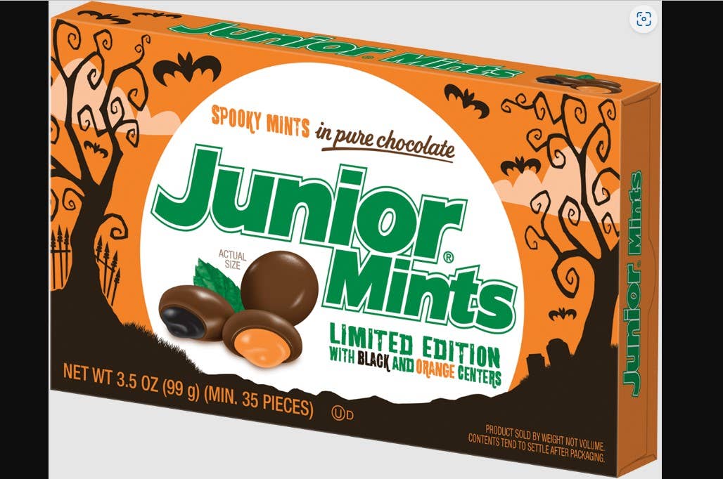 Junior Mints Halloween, 3.5oz Theater Box, 12ct