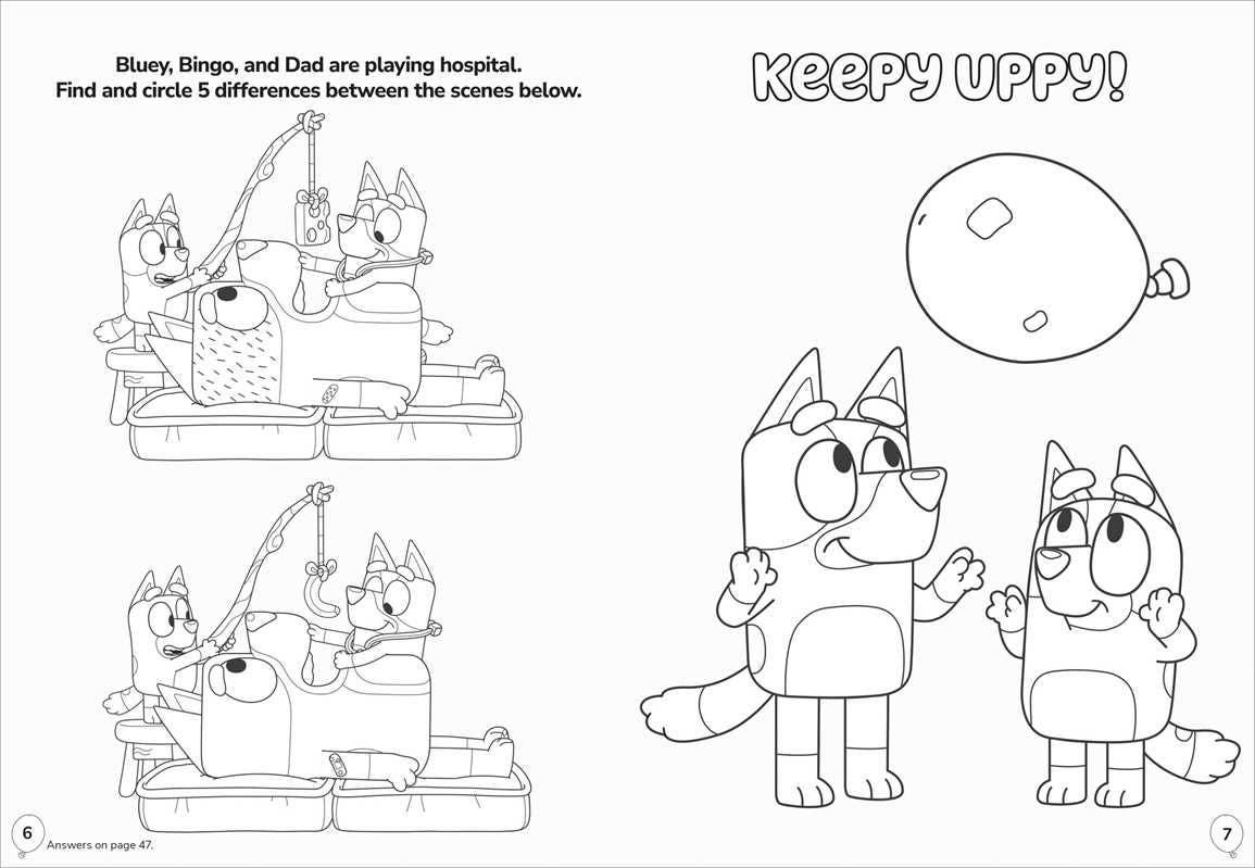 Bluey: Colortivity: Playtime with Bluey! by Delaney Foerster