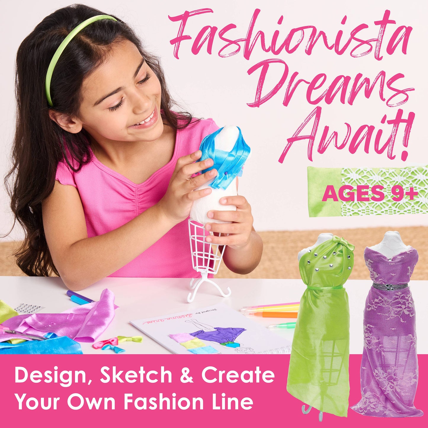 Designed By You Fashion Design Studio Craft Kit for Kids