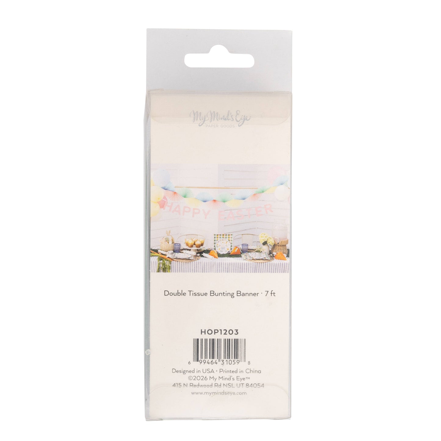 Pastel Tissue Fan Banner