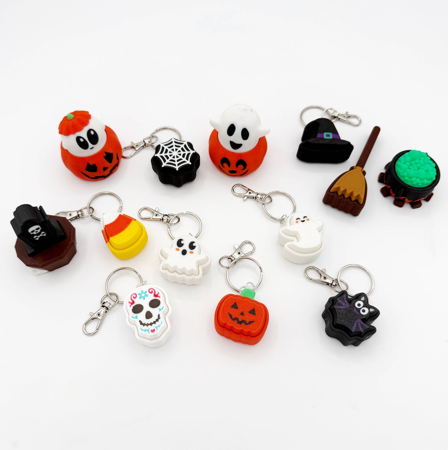 1 PC Assortment Fidget Clicker Keychains