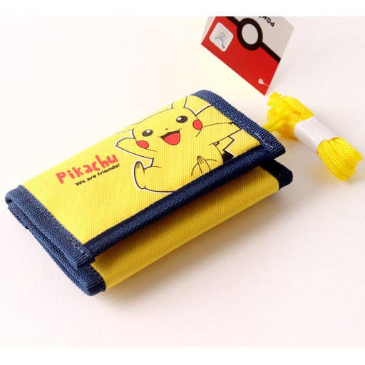 Pokémon Pikachu Velcro Neck Wallet – Tri-Fold ID Wallet