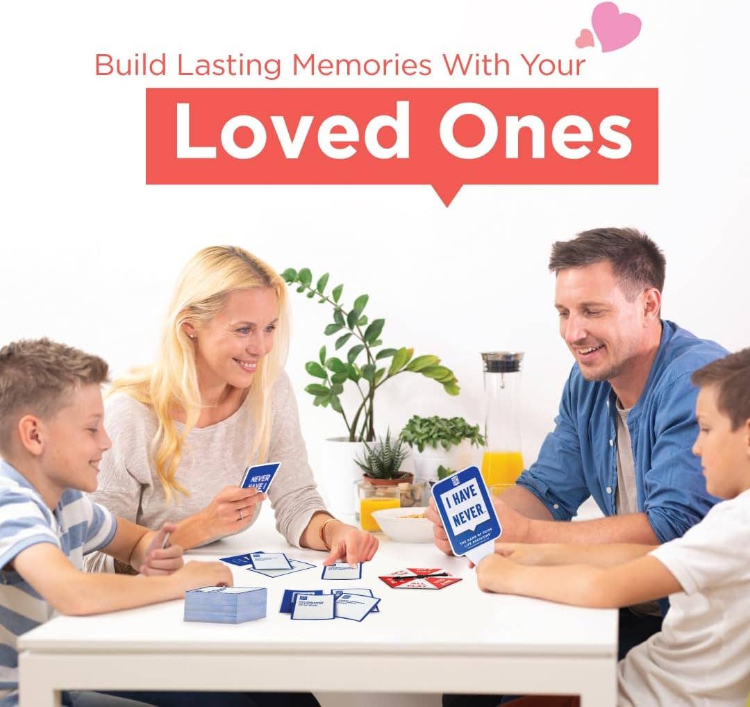 Never Have I Ever, The Family Edition Party Card Game