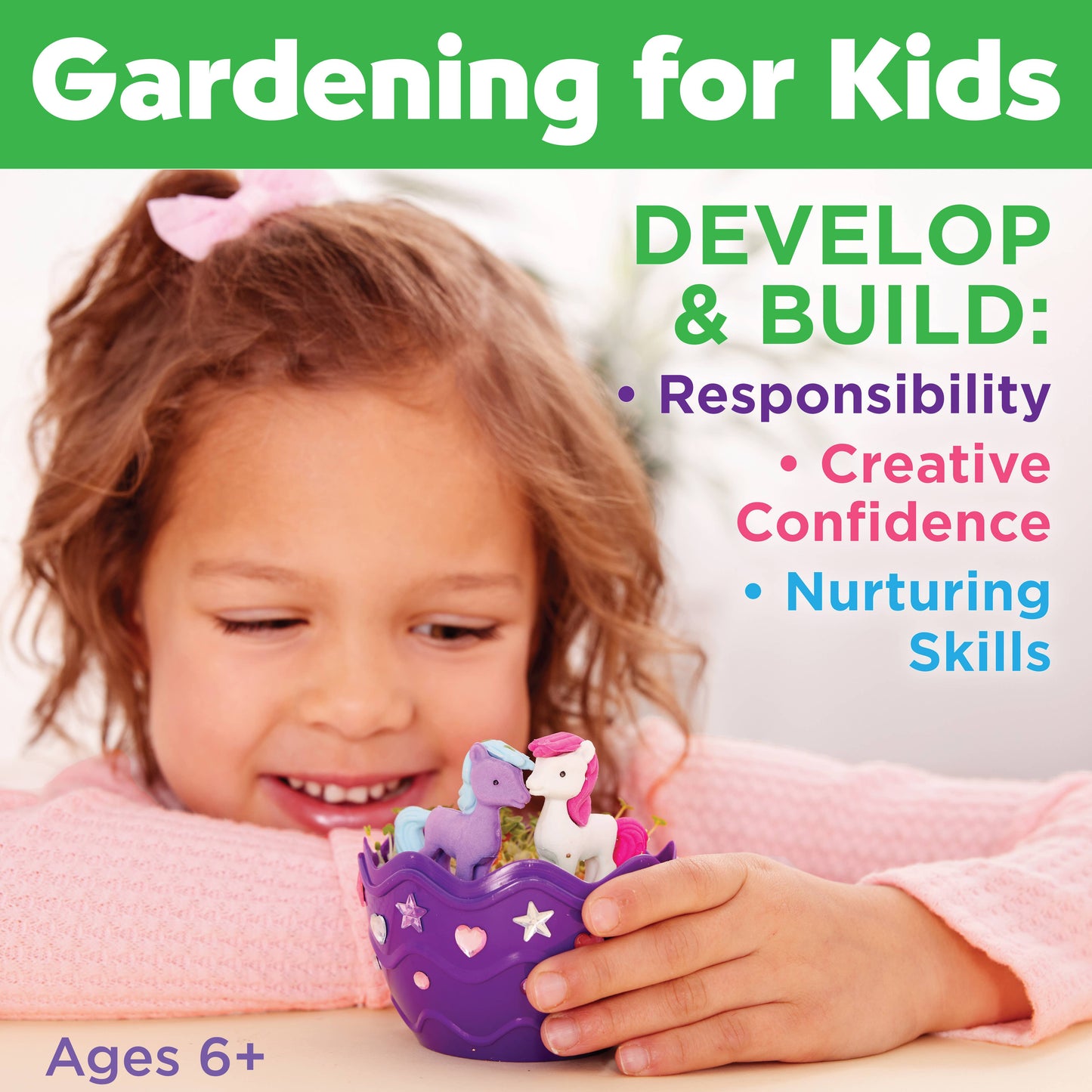 Grow a Mini Garden - Pony - DIY Craft Kit for Kids