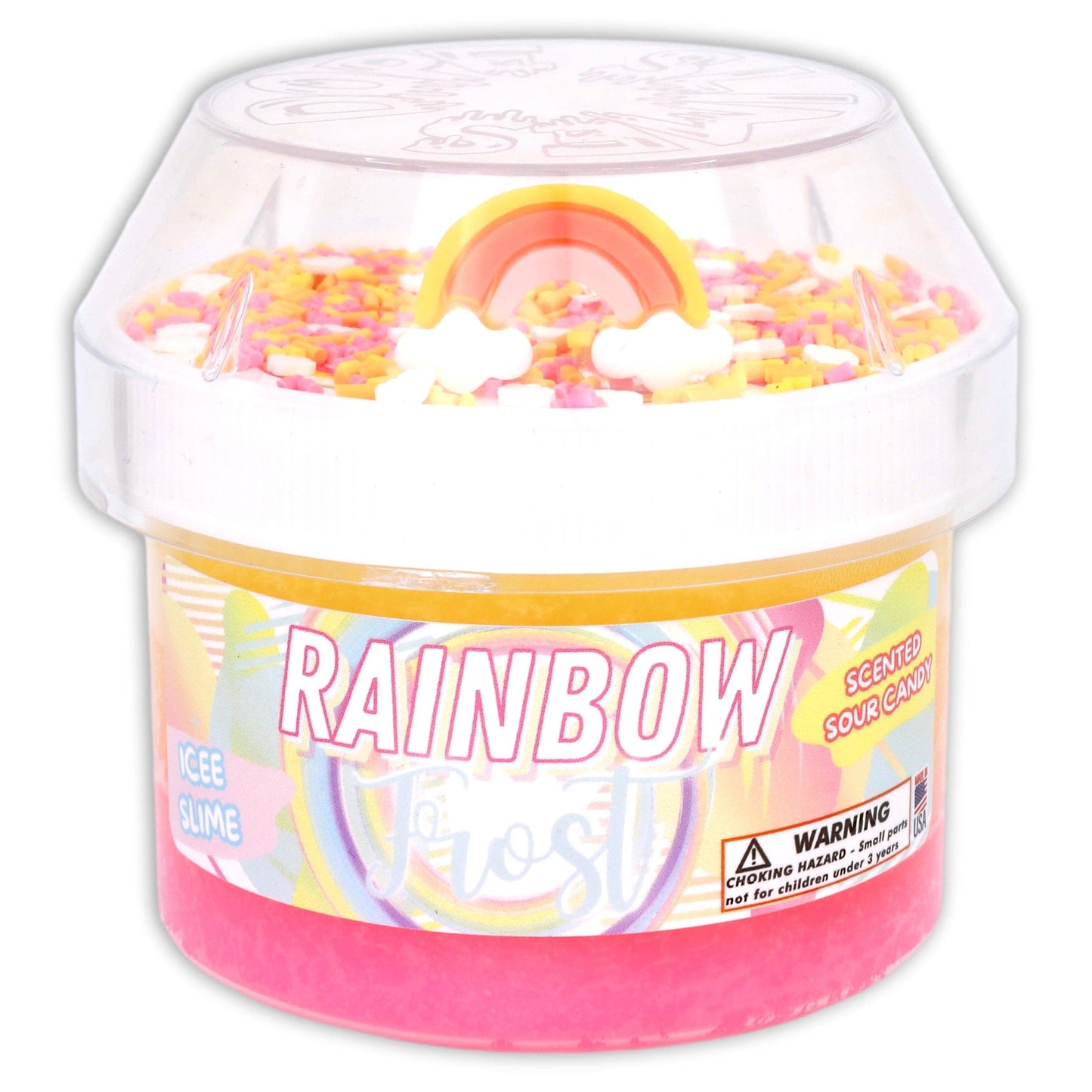 Rainbow Frost - Icee Textured Slime