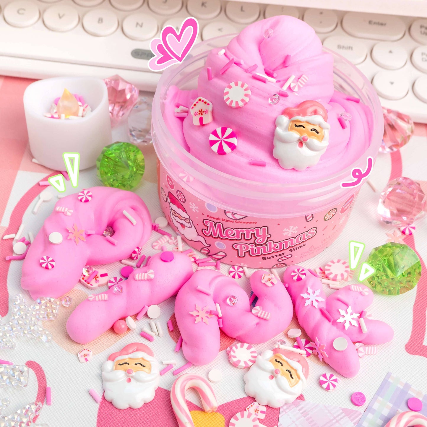 Merry Pinkmas Butter Signature Dome™ Slimes (4pcs/case)