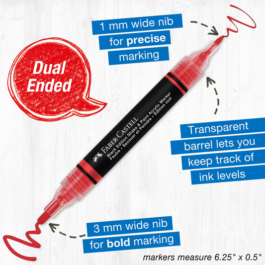 Shake & Paint Acrylic Markers 6 Ct Classic Colors