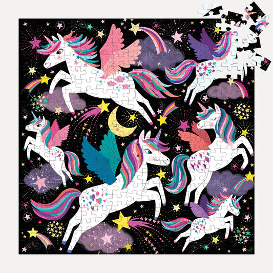 Unicorns Illuminated 300 Piece Glow in the Dark Puzzle