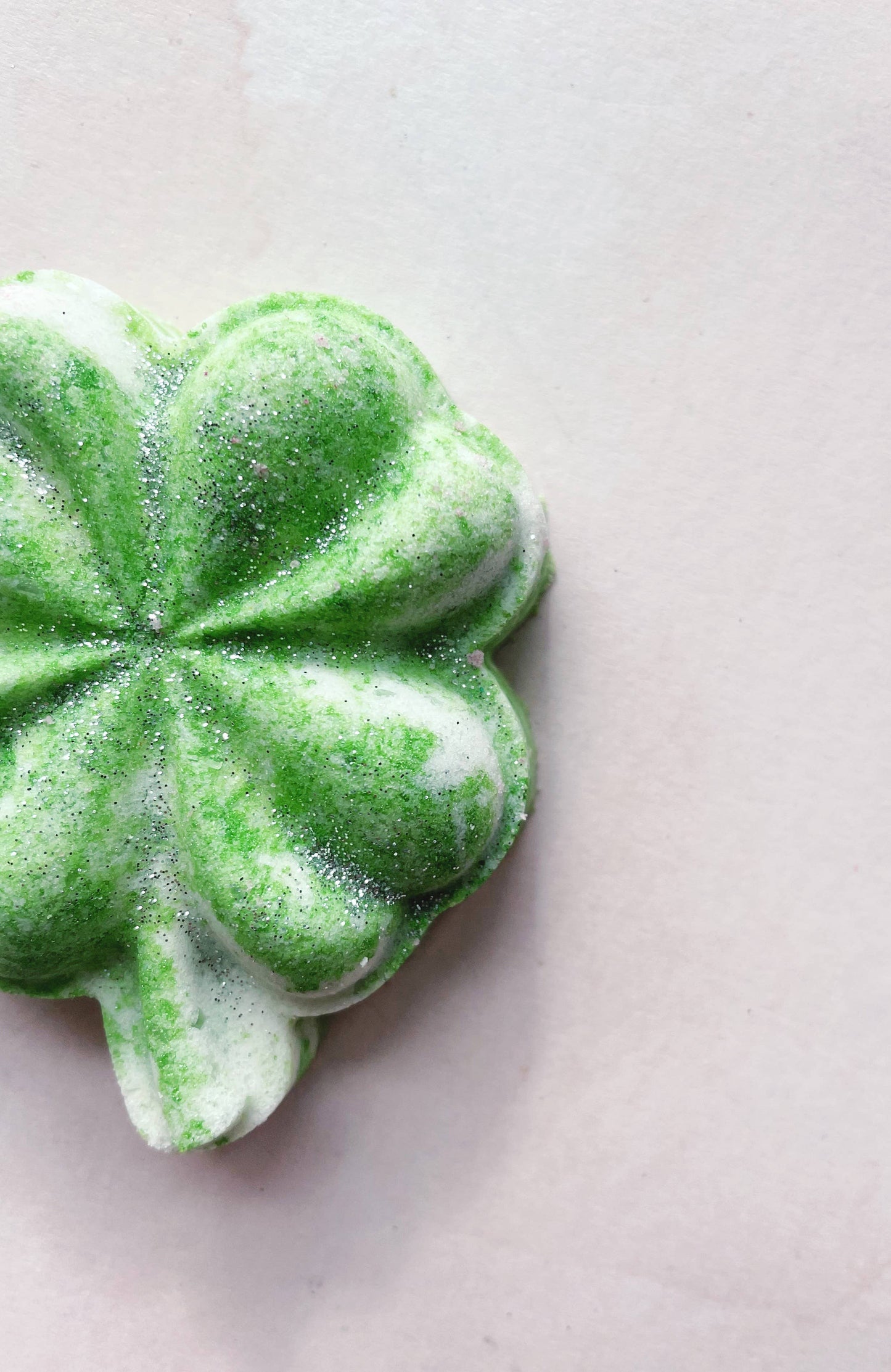Shamrock - Four Leaf Clover Bath Bomb - Surprise Inside!
