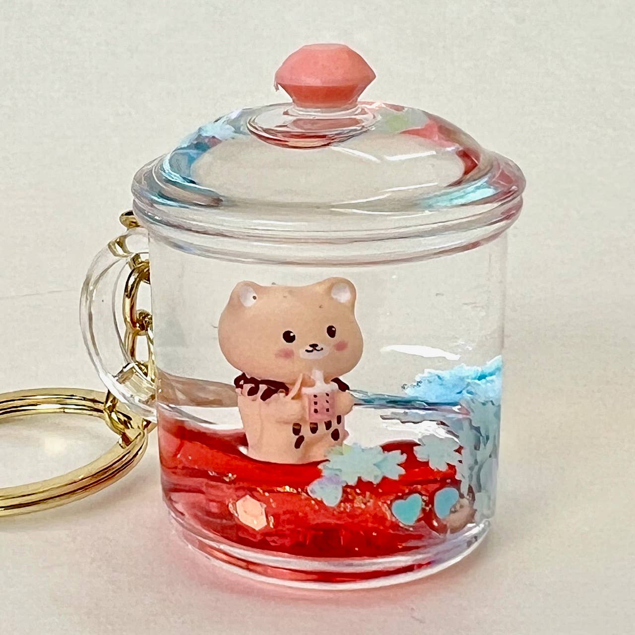 12134 BEAR FLOATY KEY CHARM