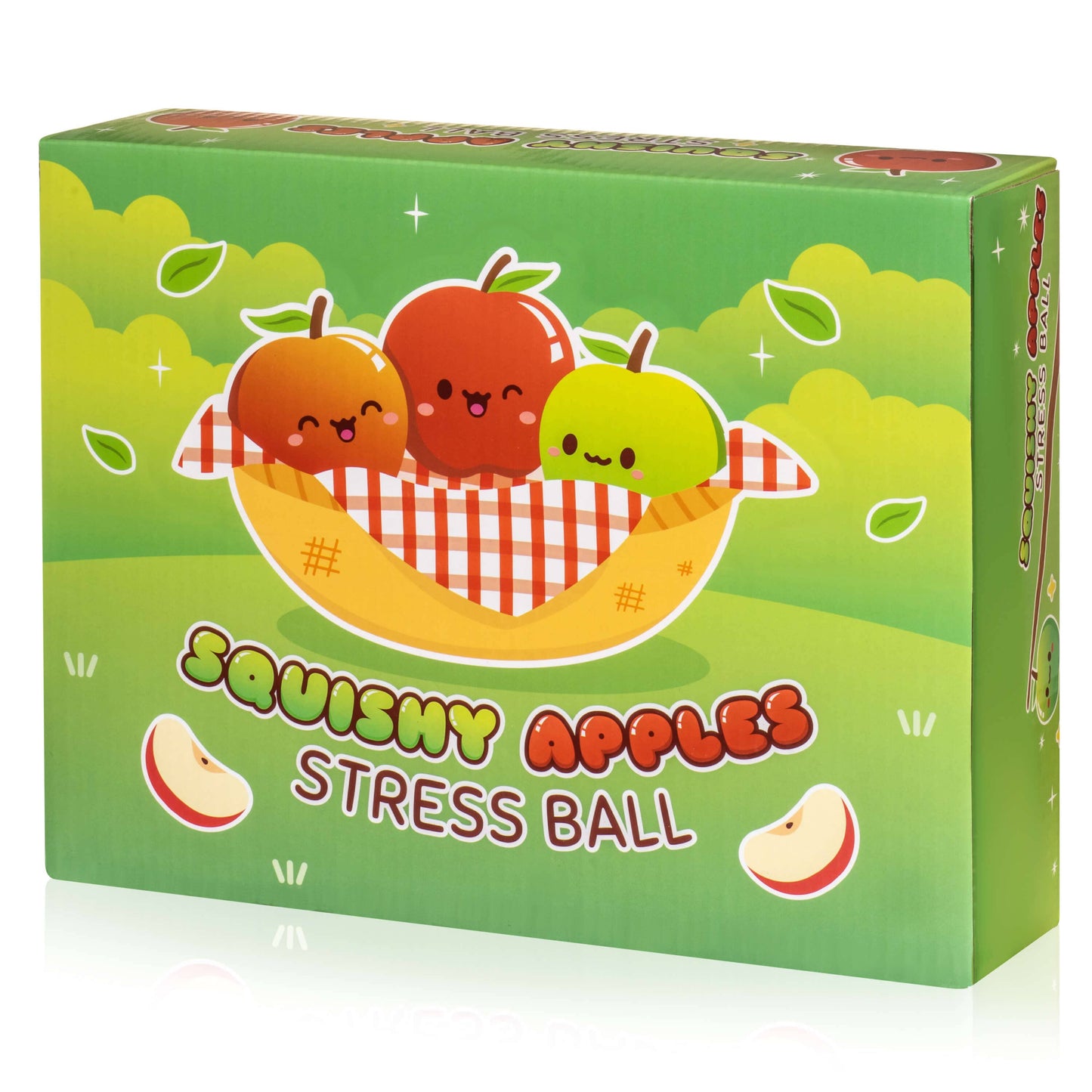 Red Apple Squishy Stress Ball (12pcs/case)