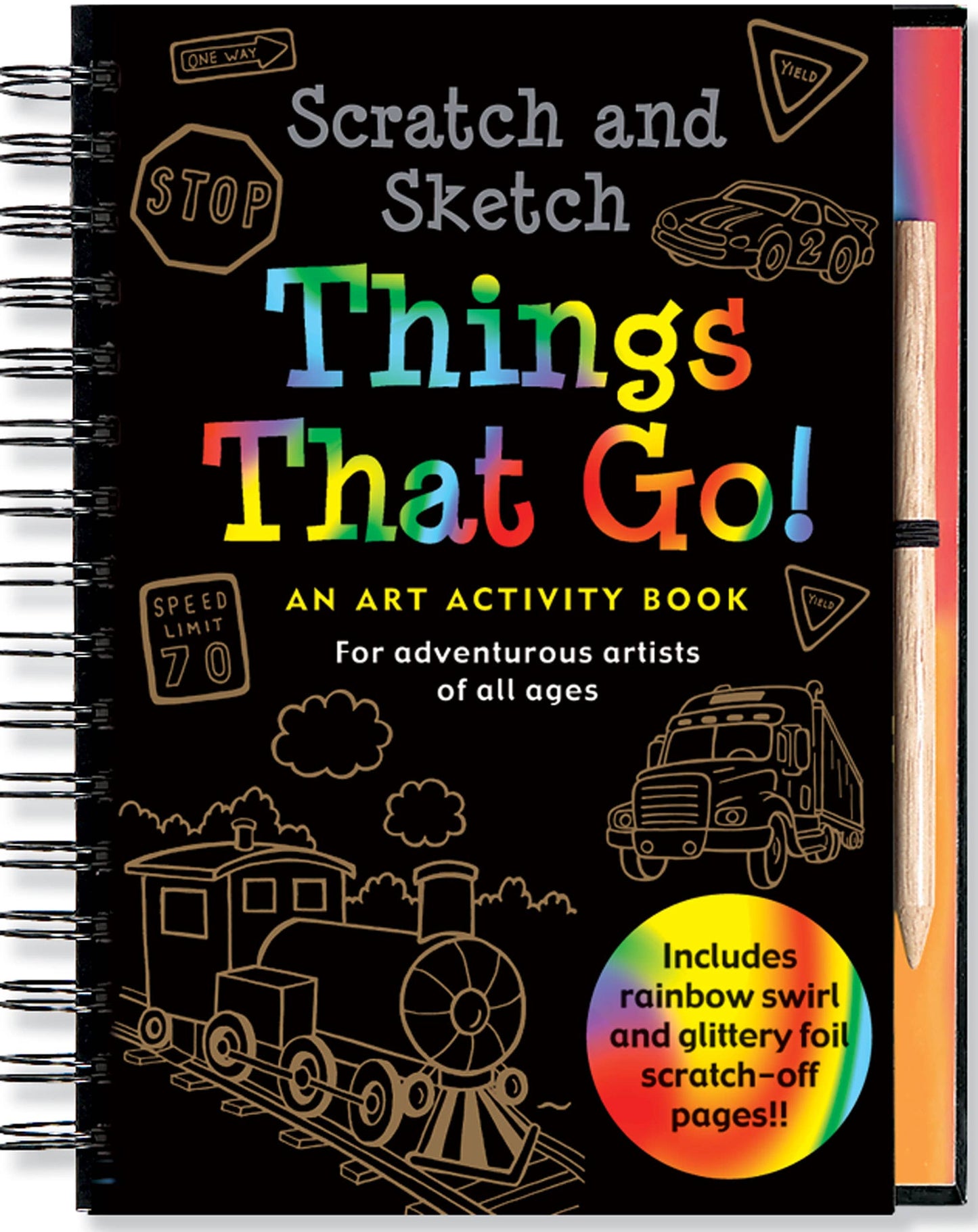 Scratch & Sketch™ Things that Go