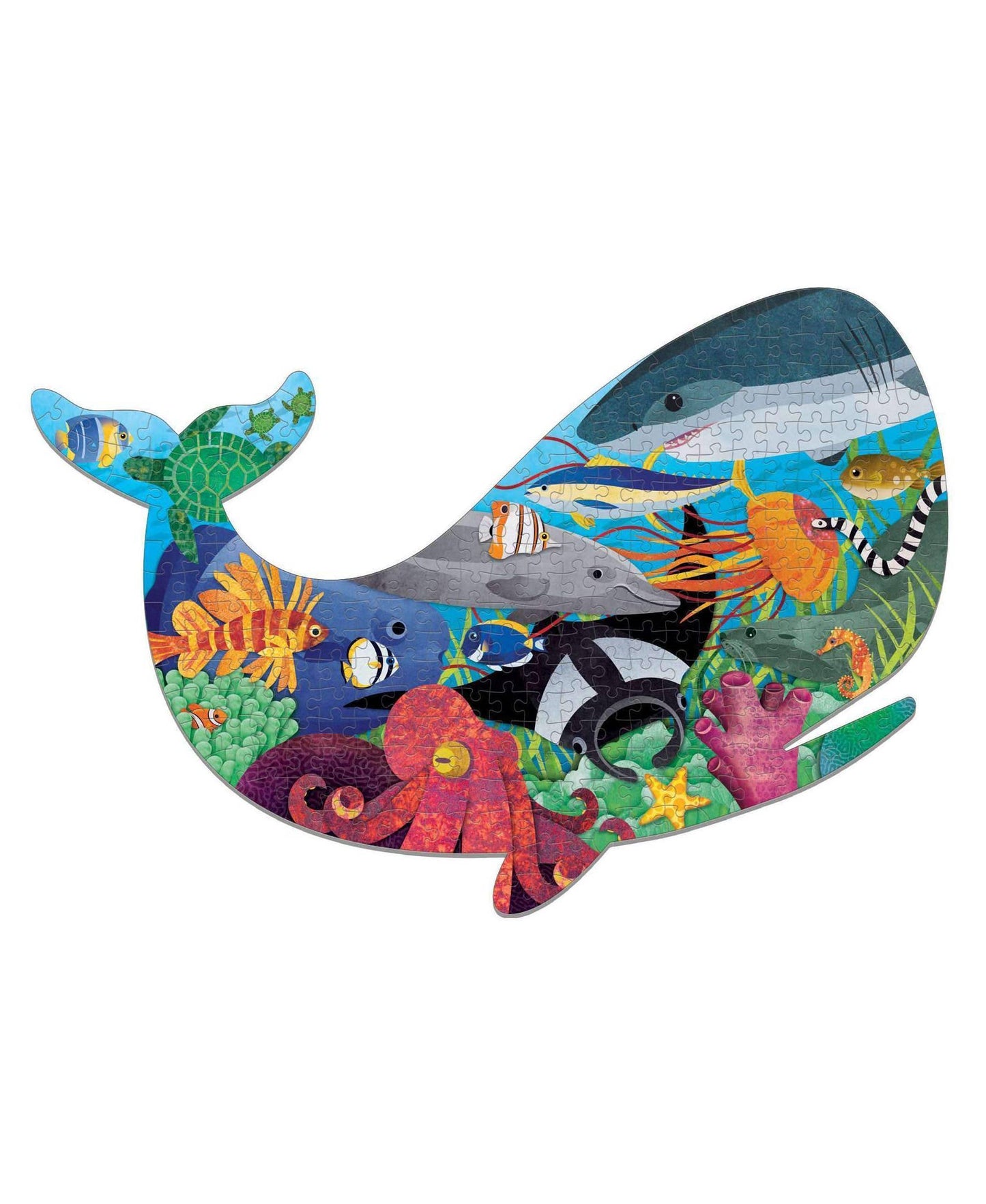 Ocean Life 300 Piece Shaped Scene Puzzle