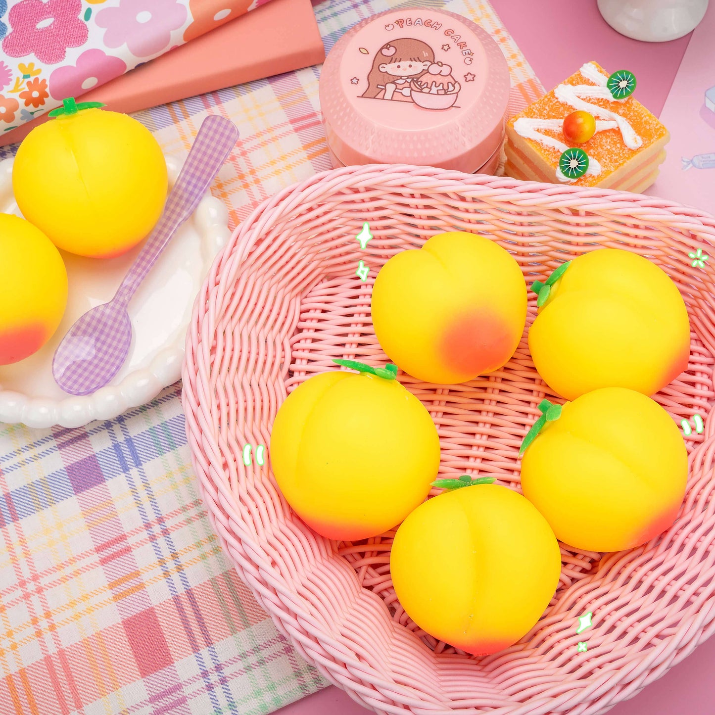 Just Peachy! Cute Georgia Peach Stress Ball (12pcs/case)