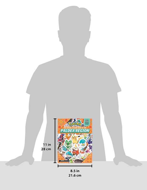 Pokémon The Official Sticker Book Of The Paldea Region by Pikachu Press