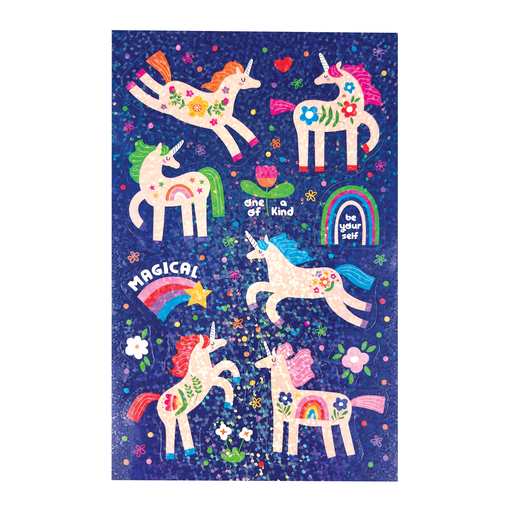 Stickiville Standard - Magical Unicorns (Holographic Glitte