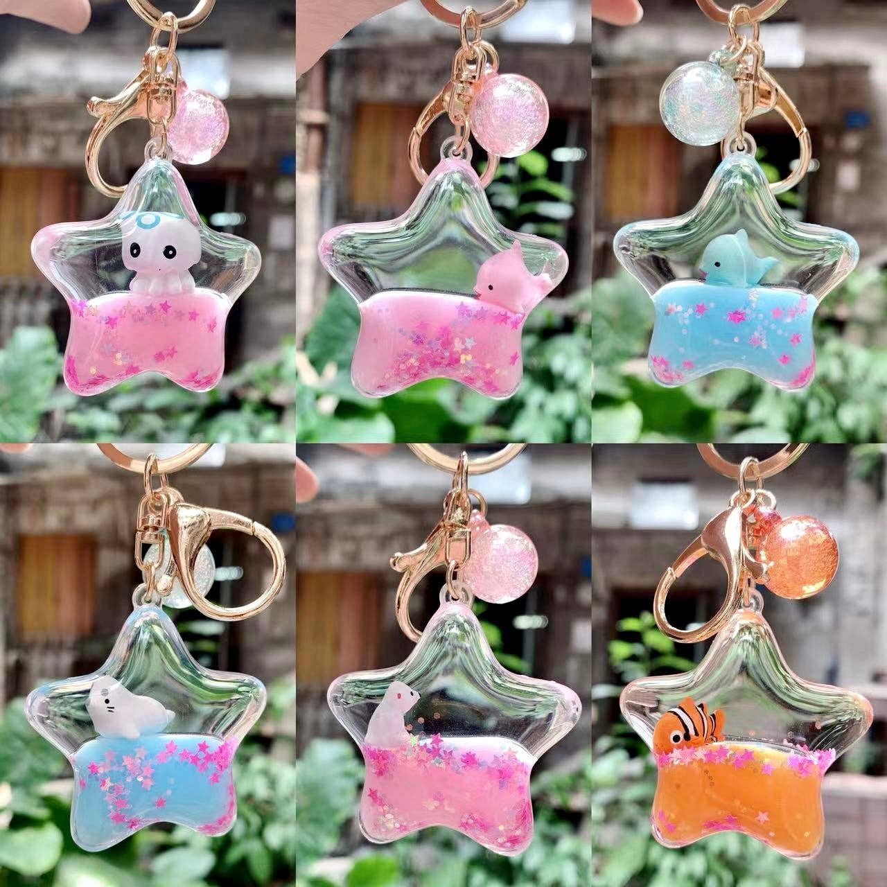 Sea Star Floaty Key Charm