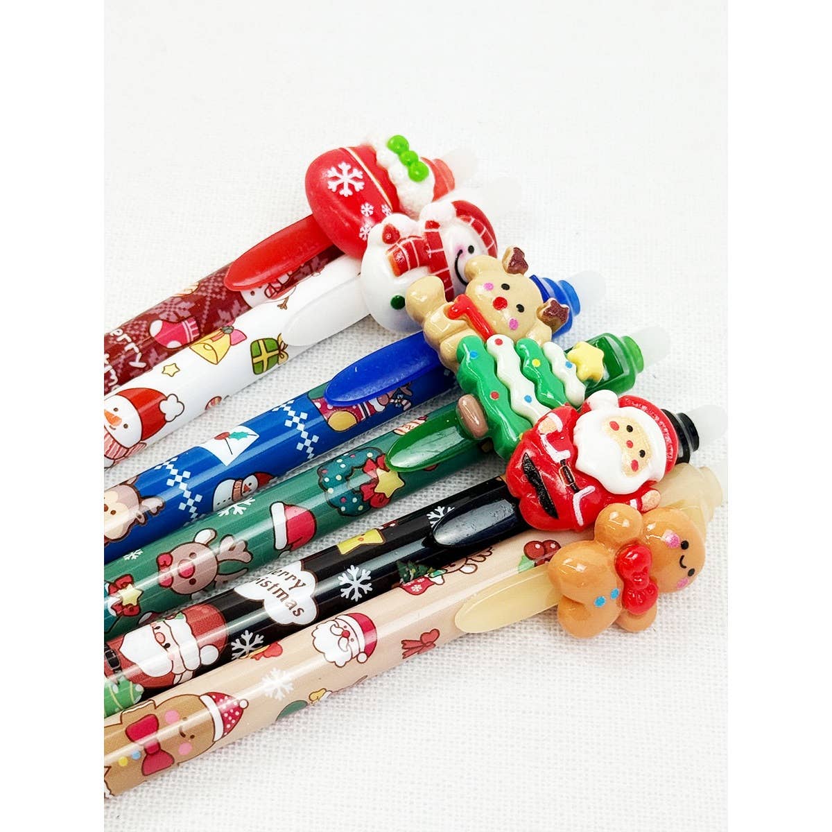 Cute Christmas Ball Point Pen Set