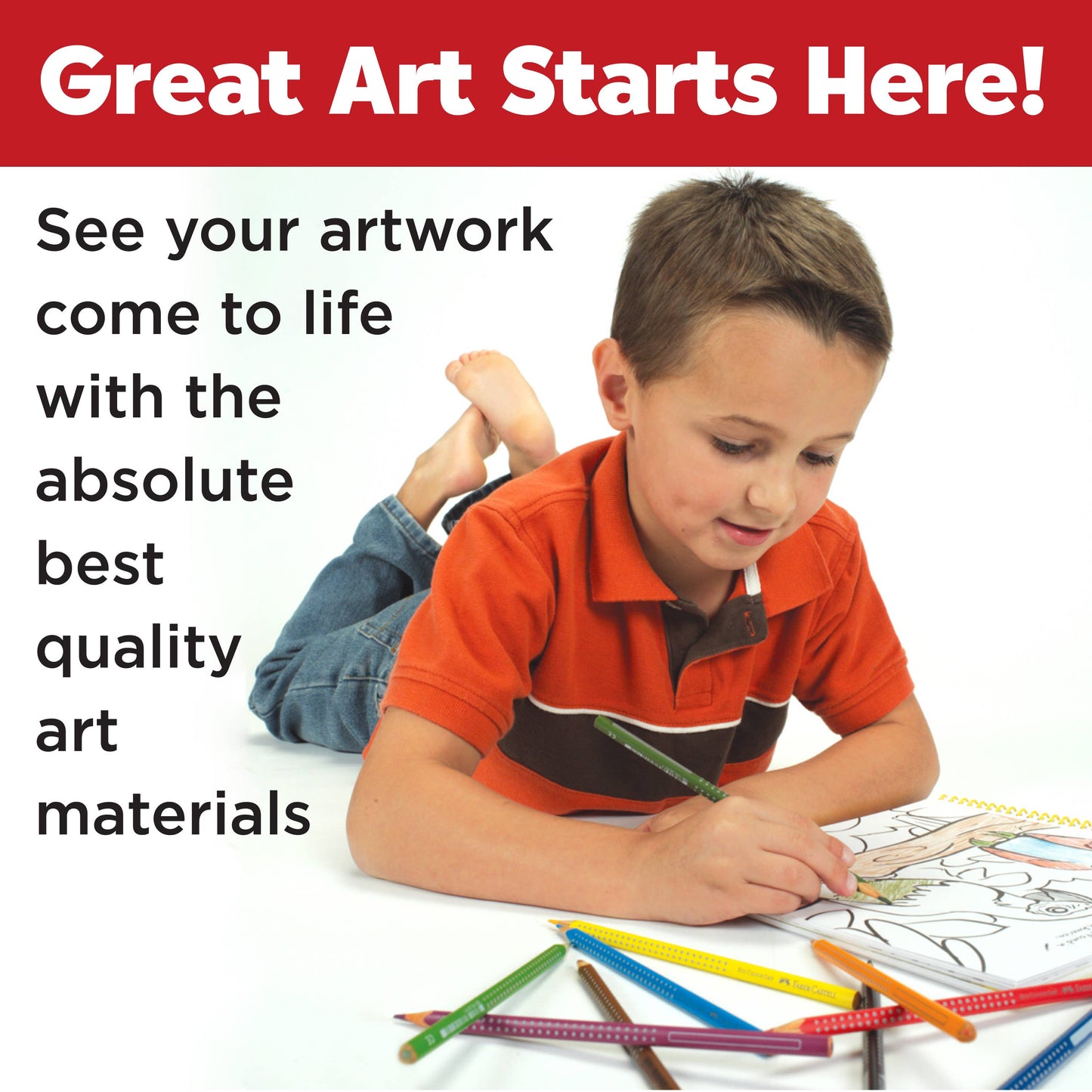 24 Grip EcoPencils - Color Pencils with Raised Grip