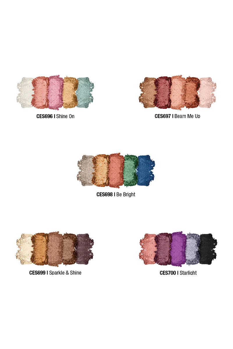 LA Colors CLAC466 Shimmer Eye Palette Display - 30pc