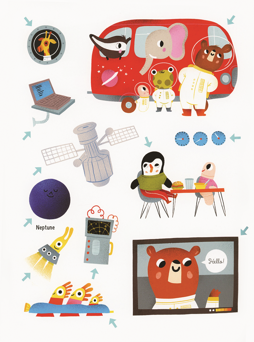 Big Stickers, Space