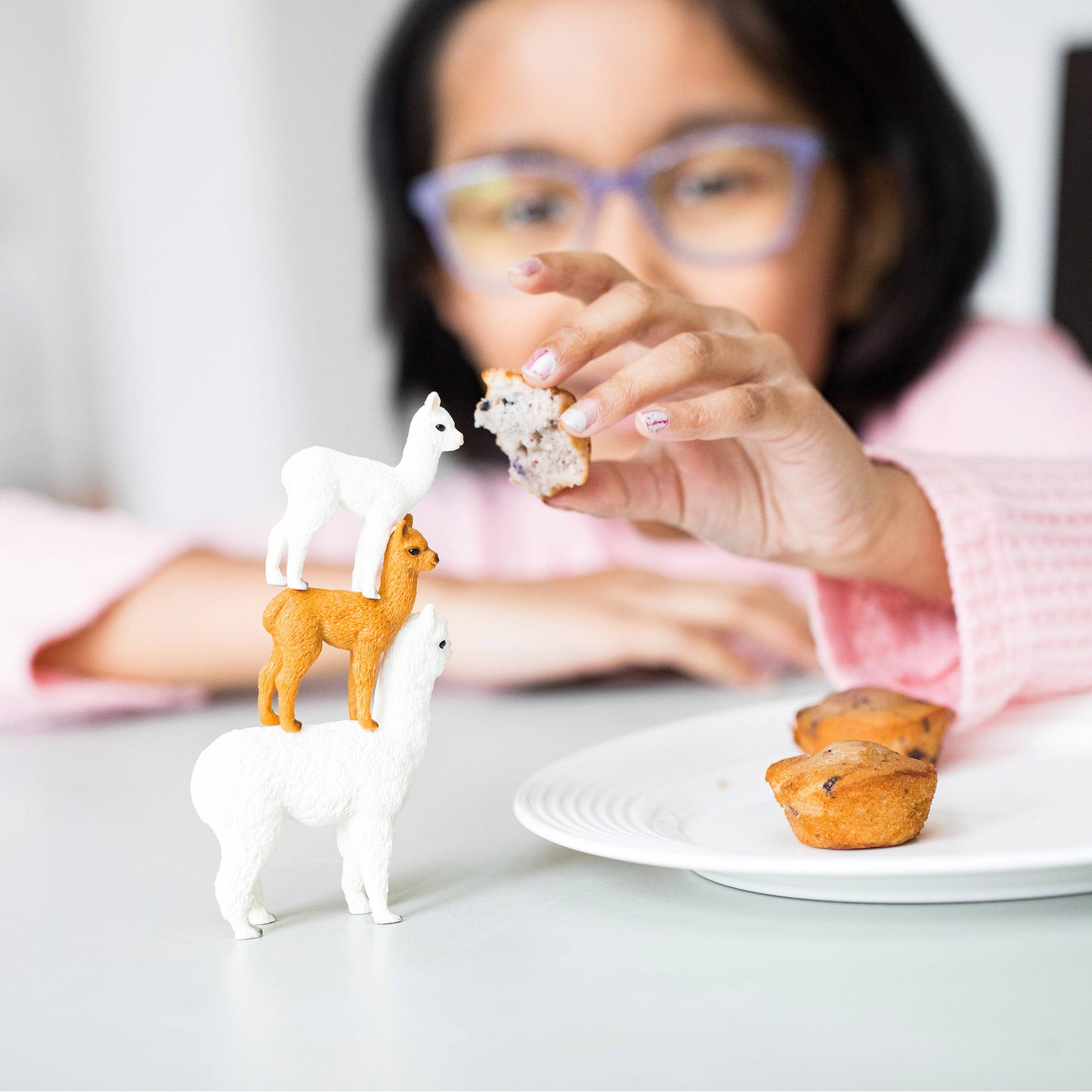 Alpaca Set Wild Animals Playset
