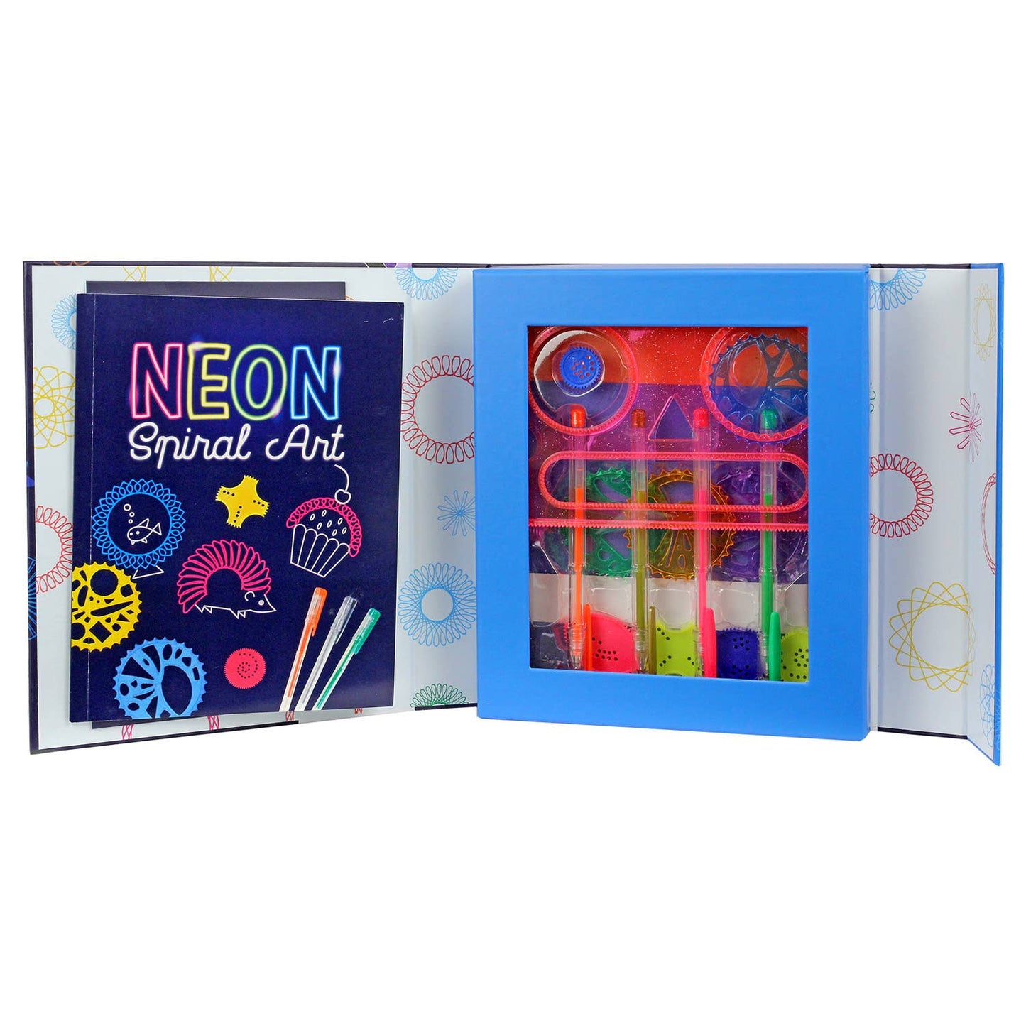 Fun With Neon Spiral Art