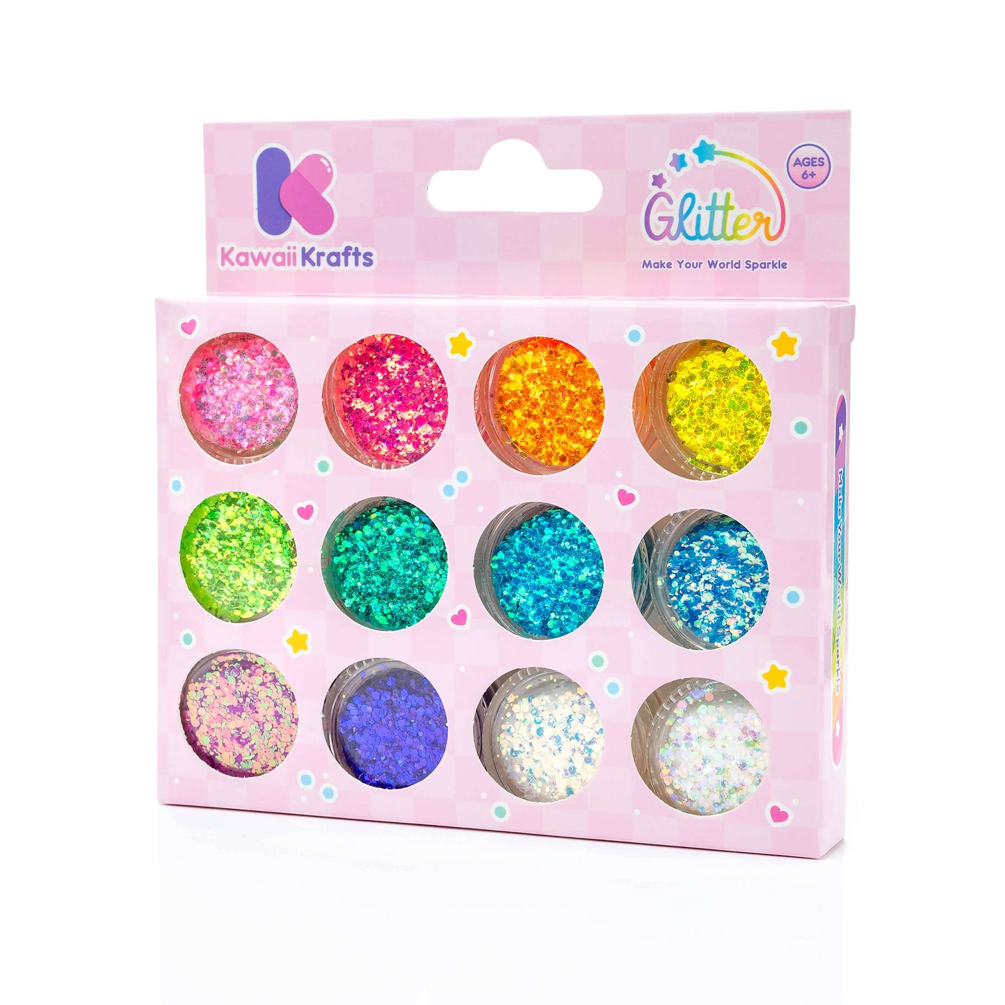 Make Your World Sparkle Chunky Glitter 12 Color Set