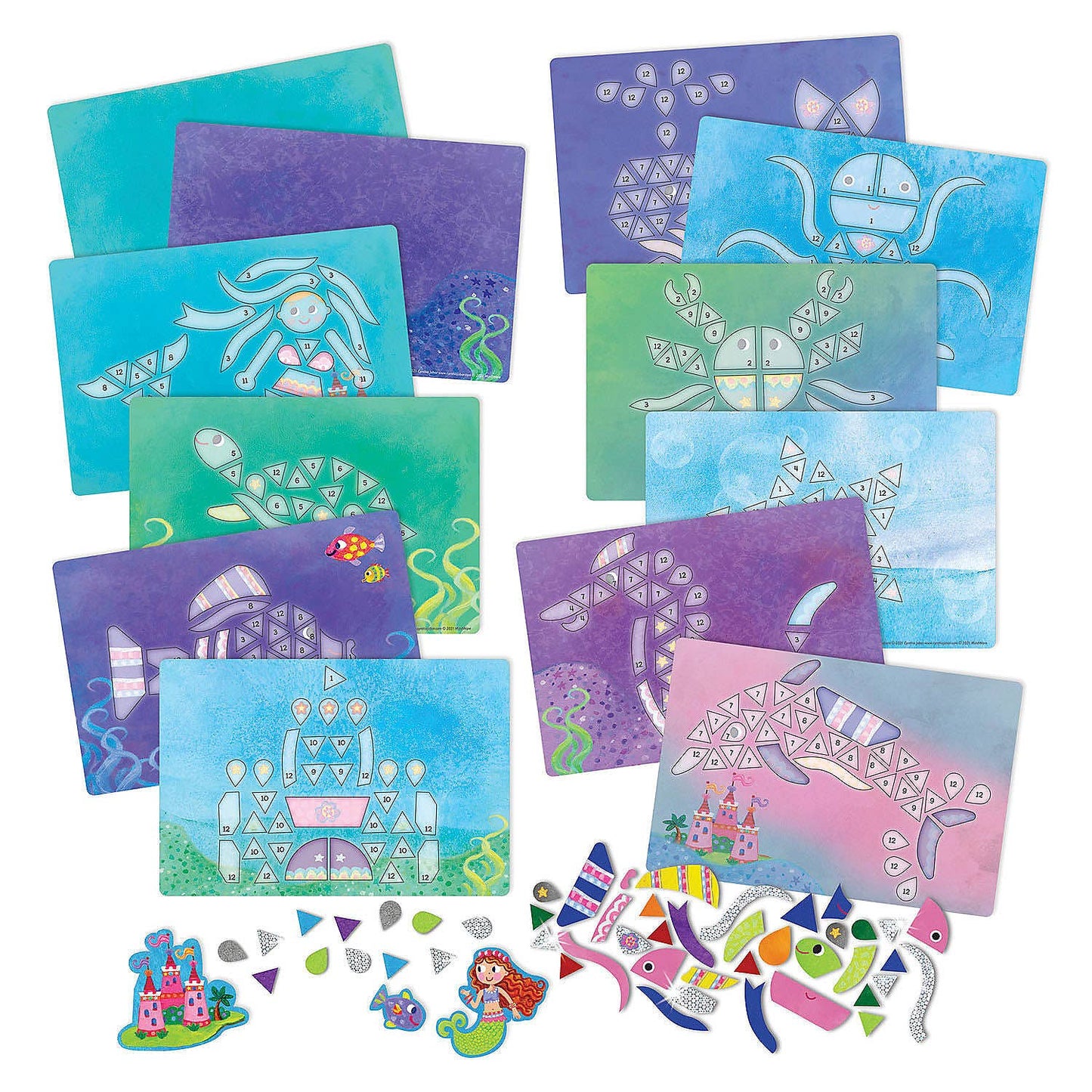 Mosaics: Mermaid Island Sparkle Mosaics