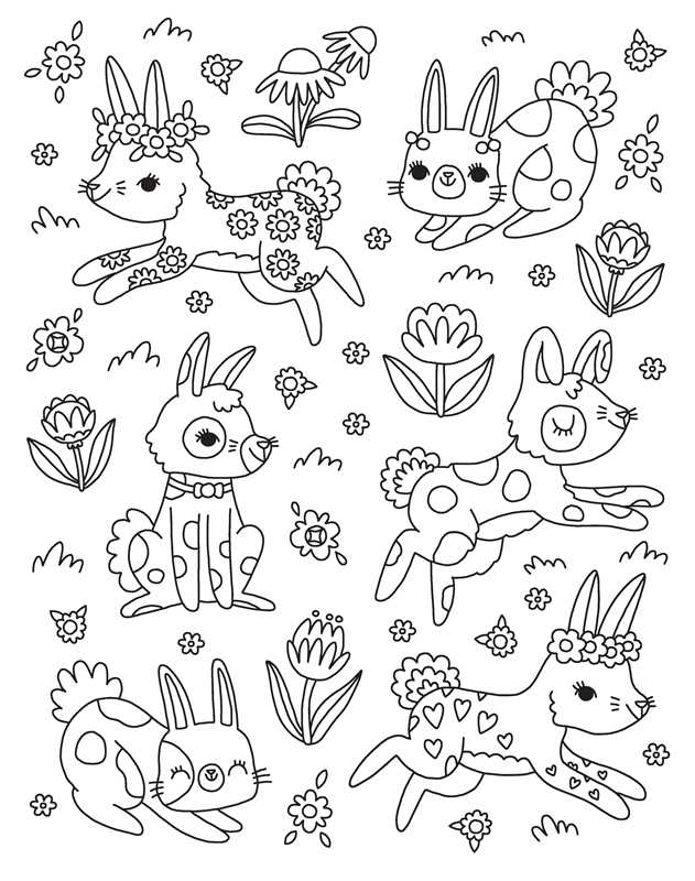 Easter Wonderland: Coloring Book by