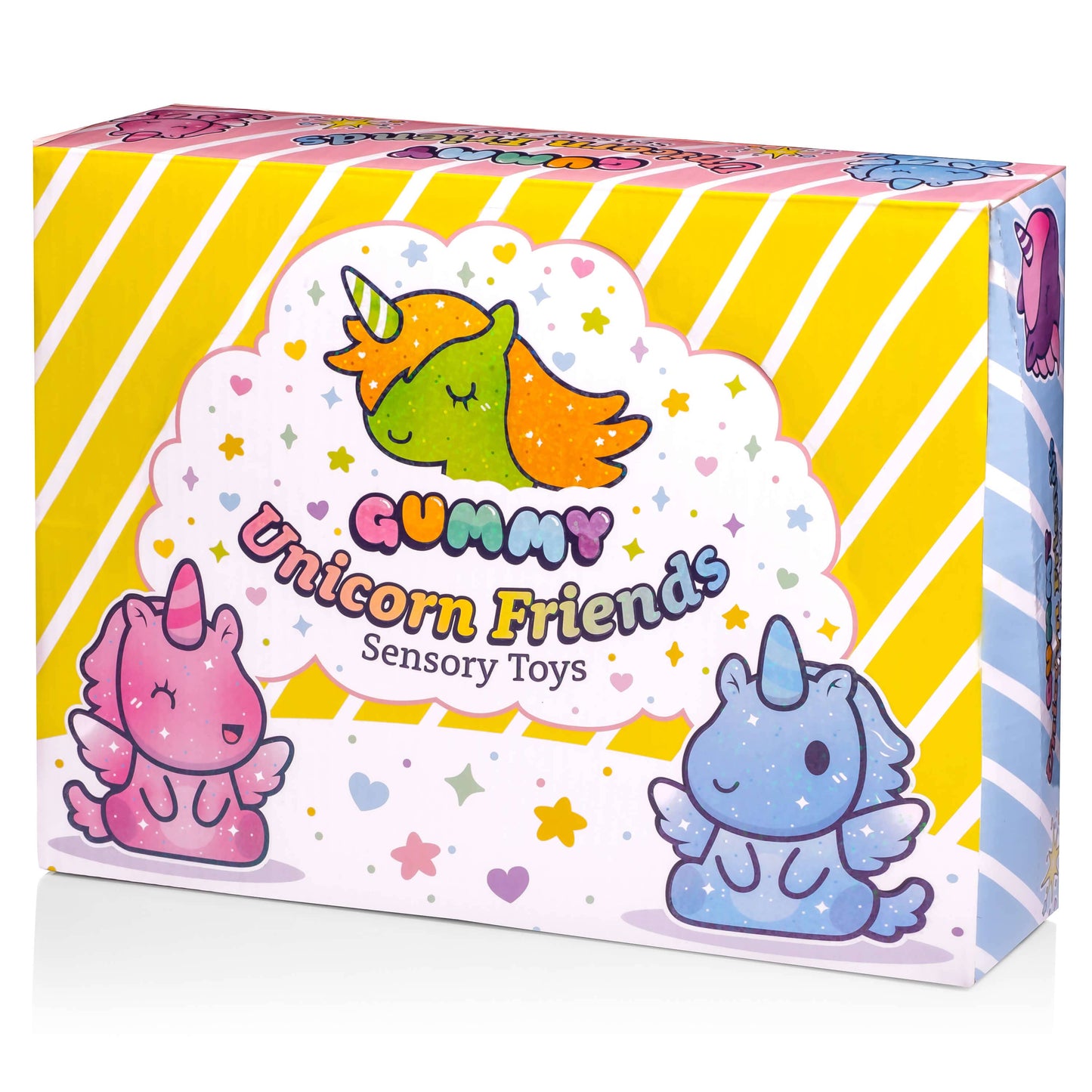 Gummy Unicorn Friends Sensory Squishy Toy (12pcs/case)