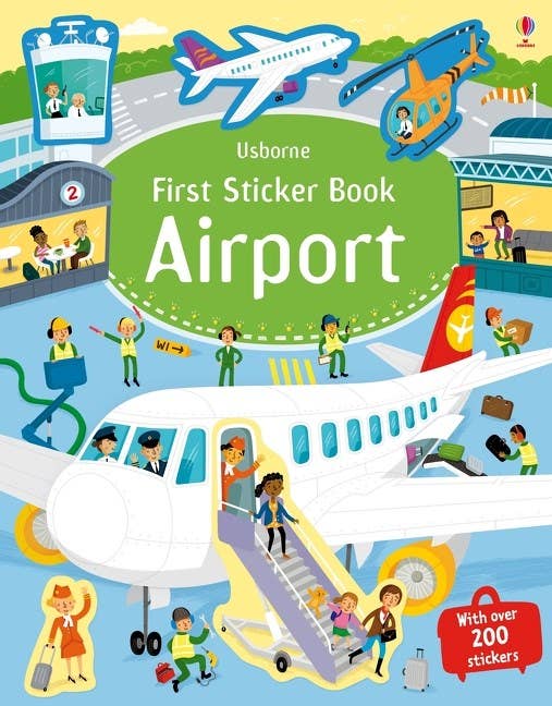 First Sticker Book Airport : Usborne