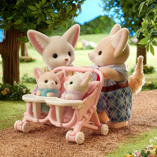 Calico Critters Fennec Fox Family, 4 Collectible Figures